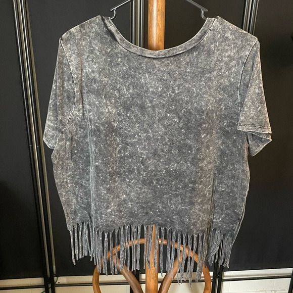 Torrid AC/DC Rocker Fringe Tee - Picture 3 of 4